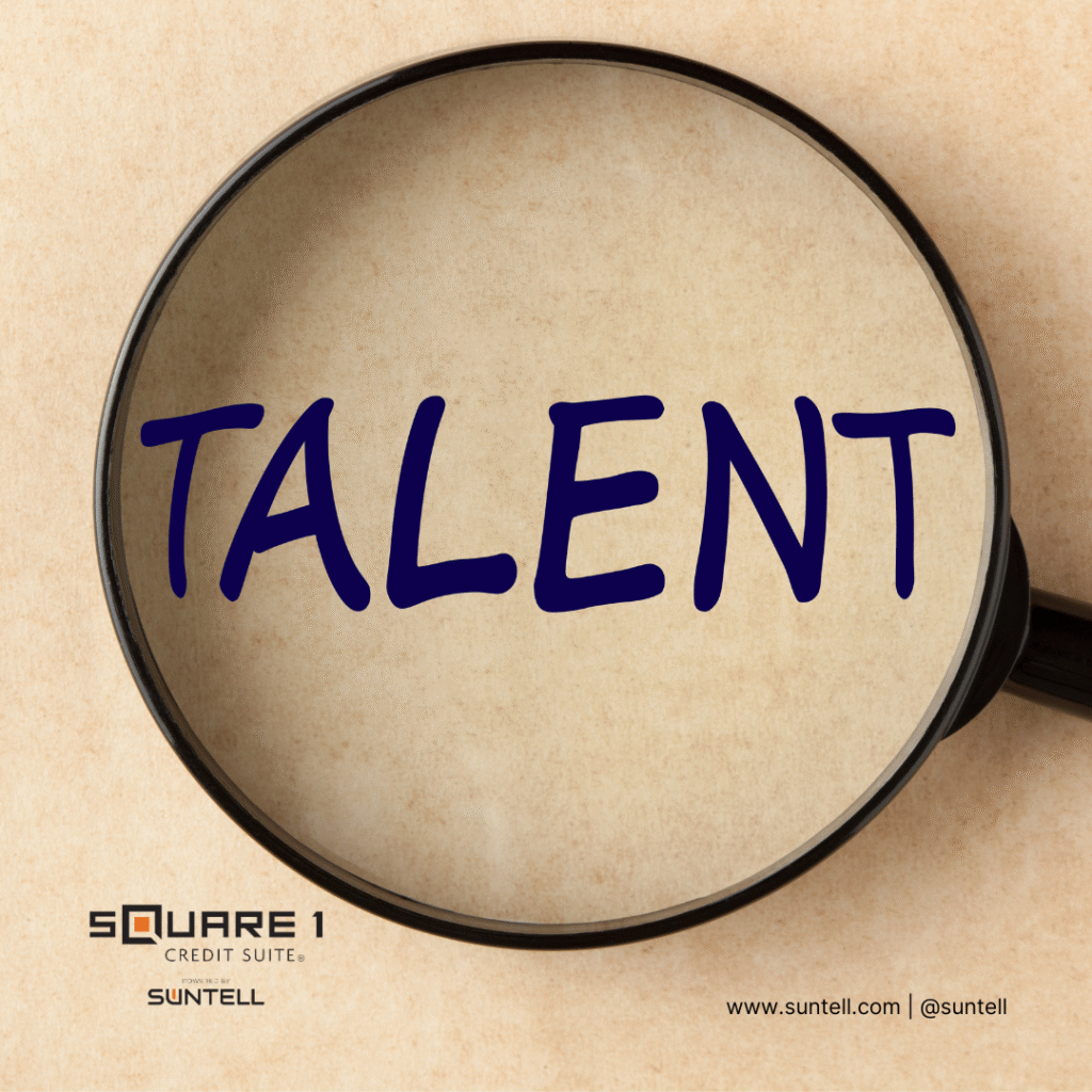 Blog header image for “The Talent Gap Is Real,” addressing staffing challenges in the banking and lending industry