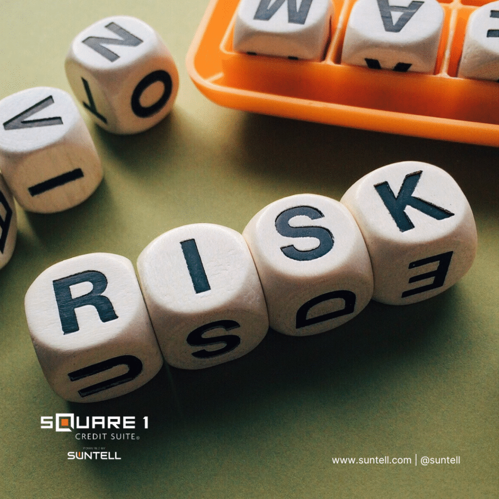 Outdated manual lending process with blog title “The True Cost of Doing Nothing – Hidden Risks in Manual Lending.”