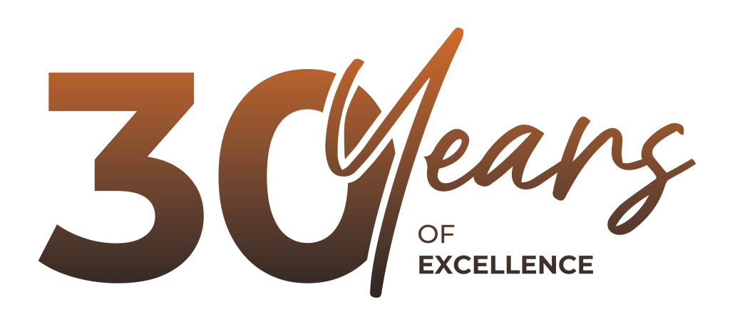 30 Years or Excellence logo